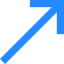 Diagonal arrow icon 64x64