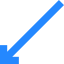Diagonal arrow icon 64x64
