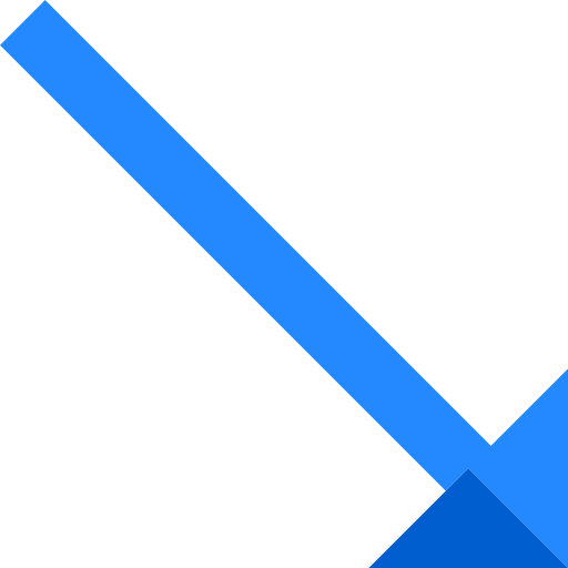 Diagonal arrow icon