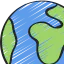 Planet earth іконка 64x64