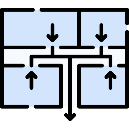 Evacuation plan icon