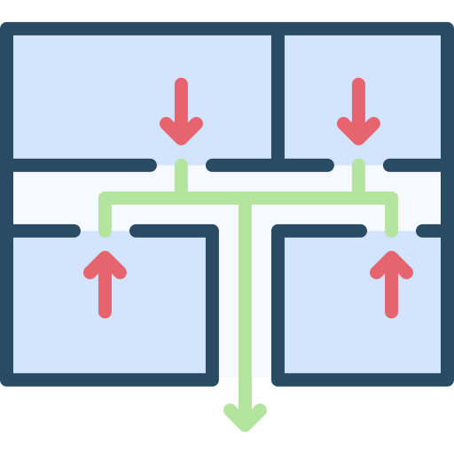Evacuation plan icon