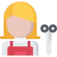 Hair salon icon 64x64