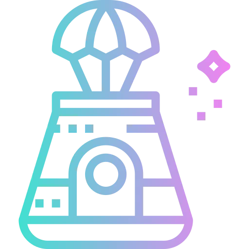 Space capsule icon