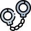 Police handcuffs icon 64x64