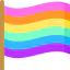 Rainbow flag 상 64x64