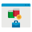 Digital library icon 64x64