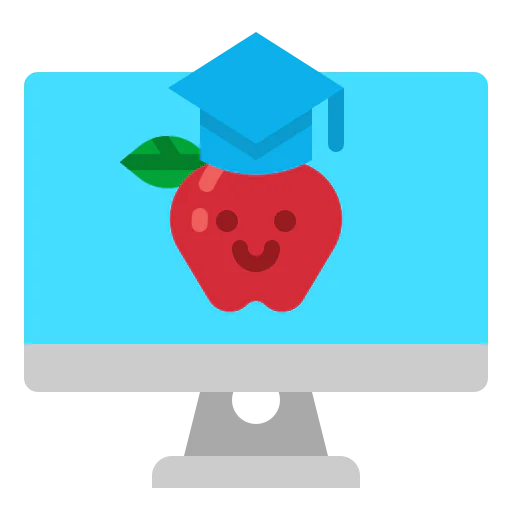 Online learning icon