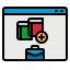 Digital library icon 64x64