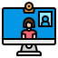 Video calling Ikona 64x64