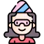 Birthday girl icon 64x64