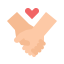 Holding hand Ikona 64x64