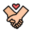 Holding hand Ikona 64x64