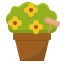 Flower pot Ikona 64x64