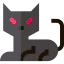 Black cat icon 64x64