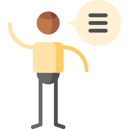 Talking icon
