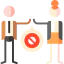 No handshake ícono 64x64
