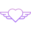 Heart wings icon 64x64