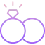 Wedding rings icon 64x64