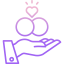 Wedding rings icon 64x64
