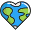 Earth globe icon 64x64