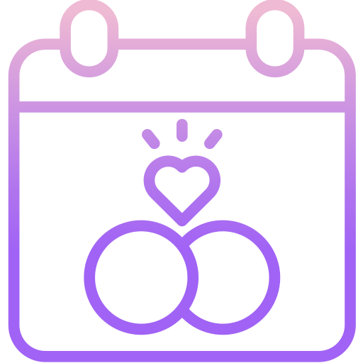 Wedding date icon