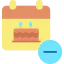 Delete event icon 64x64