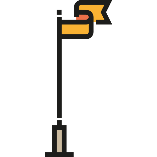 Flag pole icon