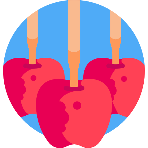 Caramelized apple icon