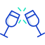 Wine glass icon 64x64