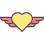 Heart wings Symbol 64x64