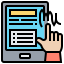 Electronic signature icon 64x64