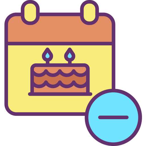 Delete event icon