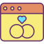 Wedding invitation icon 64x64