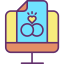 Wedding rings icon 64x64