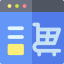 Online shopping icon 64x64