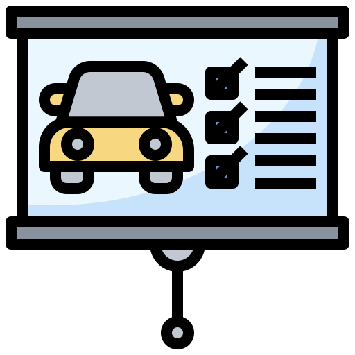 Driving lessons icon