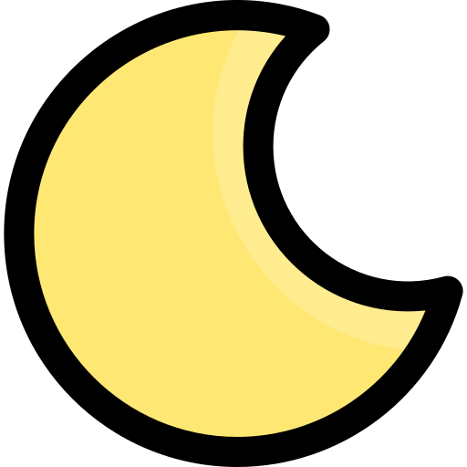 Half moon icon