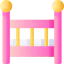 Baby bed icon 64x64