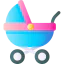 Baby stroller icon 64x64
