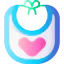 Baby bib icon 64x64
