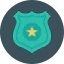 Police badge icon 64x64