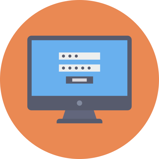 Monitor screen icon