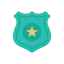 Police badge icon 64x64
