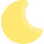 Half moon icon 64x64
