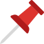 Push pin icon 64x64