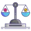Balance scale icon 64x64