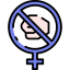 Stop violence icon 64x64