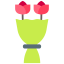 Flower bouquet icon 64x64