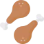 Chicken leg icon 64x64